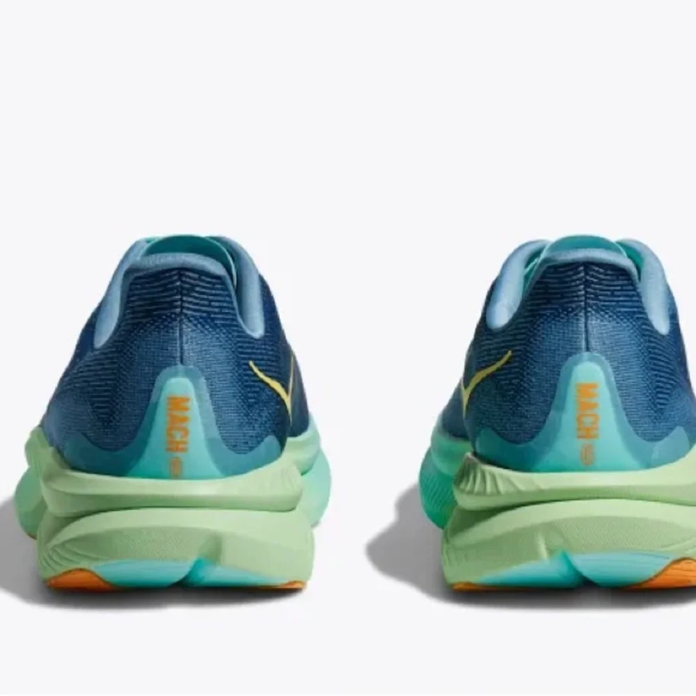 Hoka Men’s Blue and Green Running Shoes - Picture 5 of 10